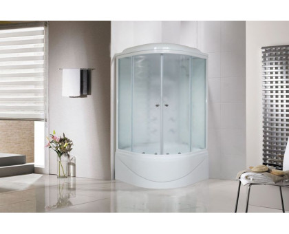 Душевая кабина Royal Bath RB 100BK3-WC 100х100 см, с матовыми стеклами