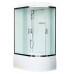 Душевая кабина Royal Bath RB 8120BK5-WC-CH 120х80 см, с матовыми стеклами, левосторонняя