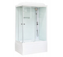 Душевая кабина Royal Bath RB 8100BP5-WT 100х80 см, с прозрачными стеклами , правосторонняя