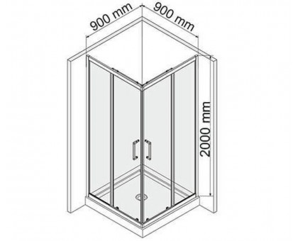 WasserKRAFT Main 41S03 Matt glass Душевой уголок