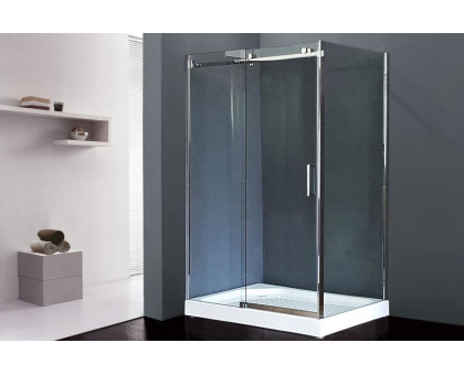 Душевое ограждение Royal Bath RB9012B-L 120х90 см, с прозрачными стеклами, левостороннее