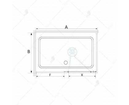 Душевой уголок RGW SV-42B (SV-12B + Z-05B) 120x100, прозрачное стекло